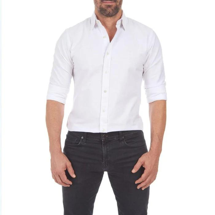 Elite - Anti-Knitter-Bluse mit Reißverschluss-Chaps Herrenmode
