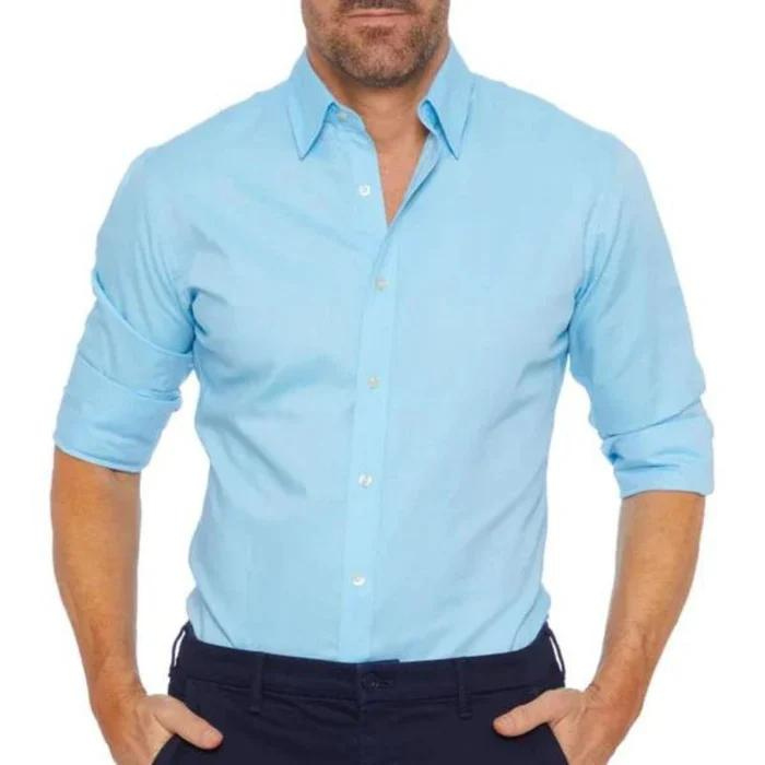 Elite - Anti-Knitter-Bluse mit Reißverschluss-Chaps Herrenmode