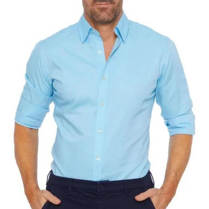 Elite - Anti-Knitter-Bluse mit Reißverschluss-Chaps Herrenmode