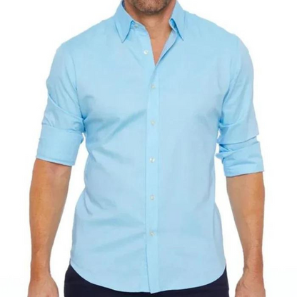 Elite - Anti-Knitter-Bluse mit Reißverschluss-Chaps Herrenmode