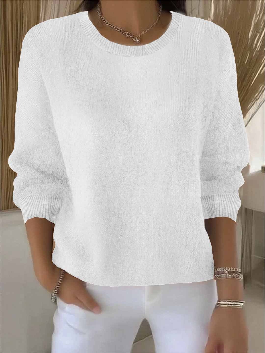 Damen Strickpullover Weich Warm Winter