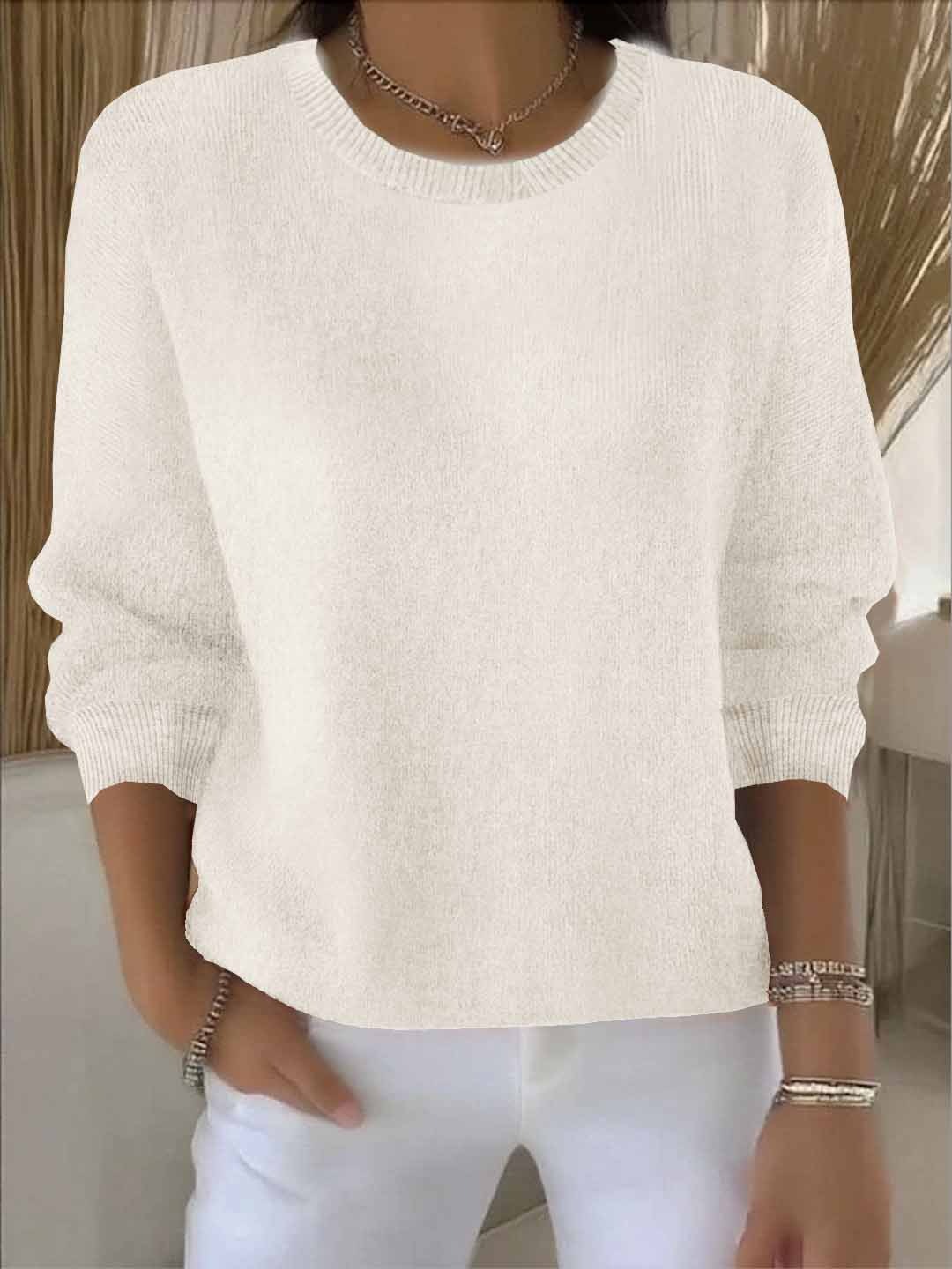 Damen Strickpullover Weich Warm Winter