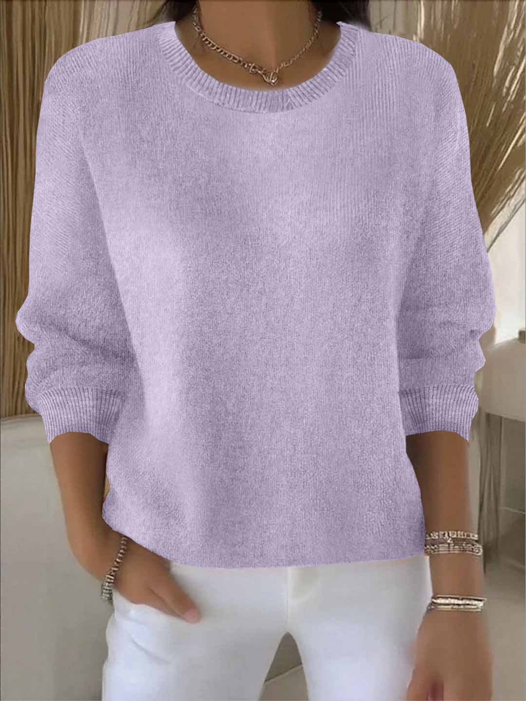 Damen Strickpullover Weich Warm Winter