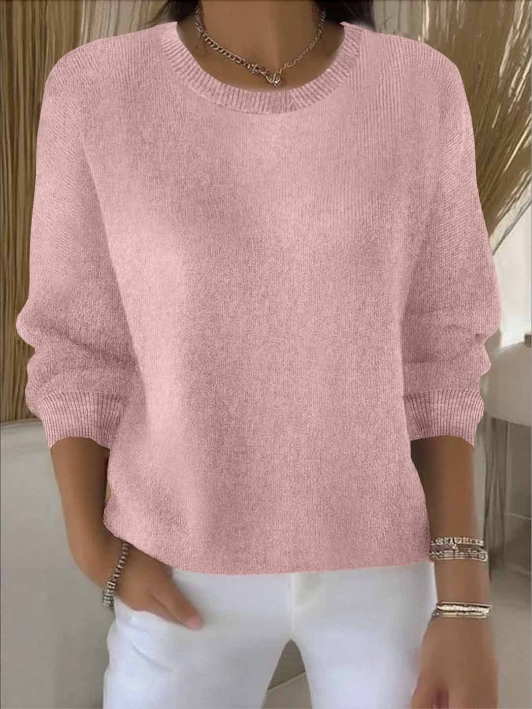 Damen Strickpullover Weich Warm Winter