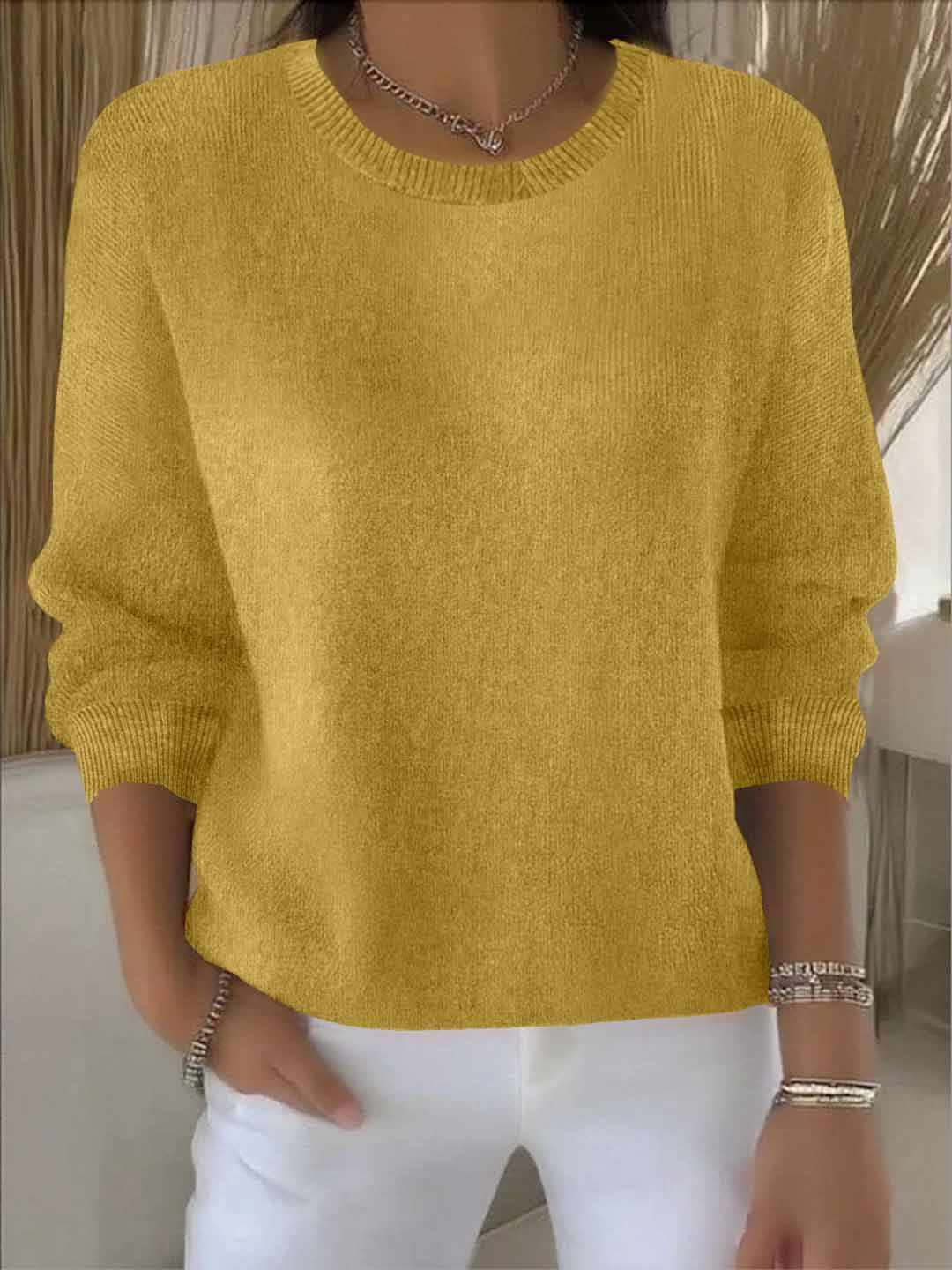 Damen Strickpullover Weich Warm Winter - BerlinGlamour