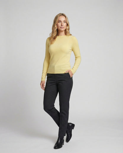 Damen Strickpullover Stehkragen Modern Unifarben