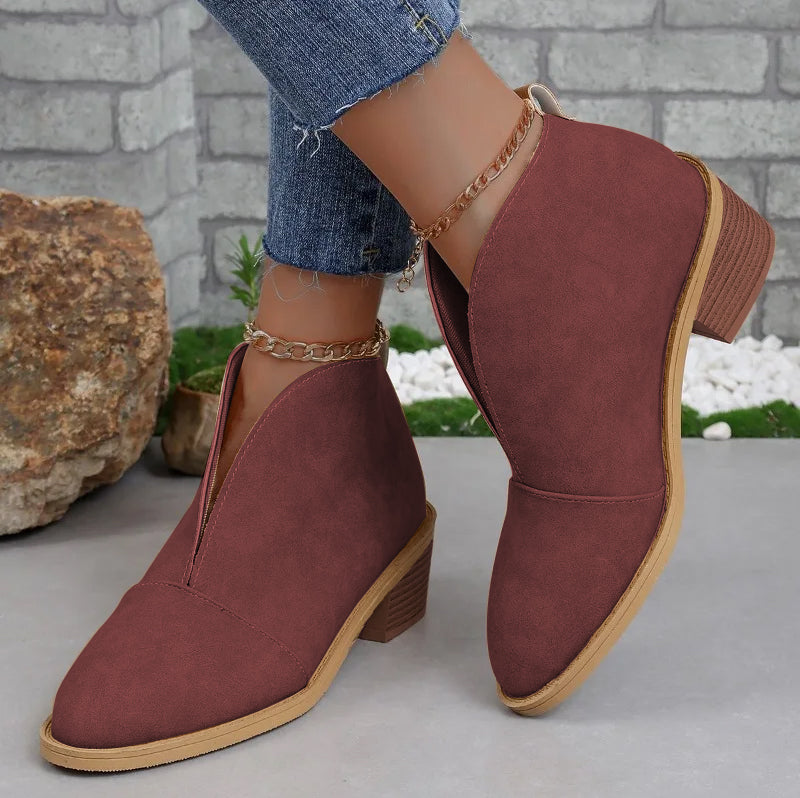 Damenstiefel Heidi Mode Mittelhohes Plateau