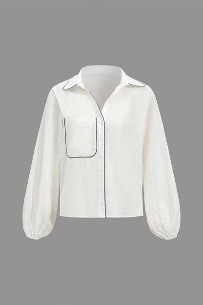 Elegantes Zweiteiler Set Damen Modern Kontrast