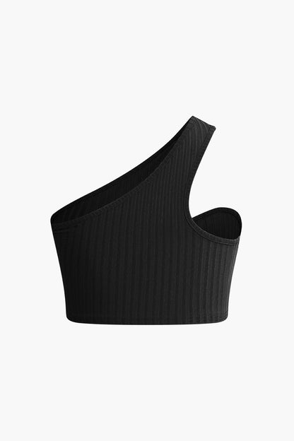 Asymmetrisches Zweiteiler-Set Damen Cut-Out-Details Trendy