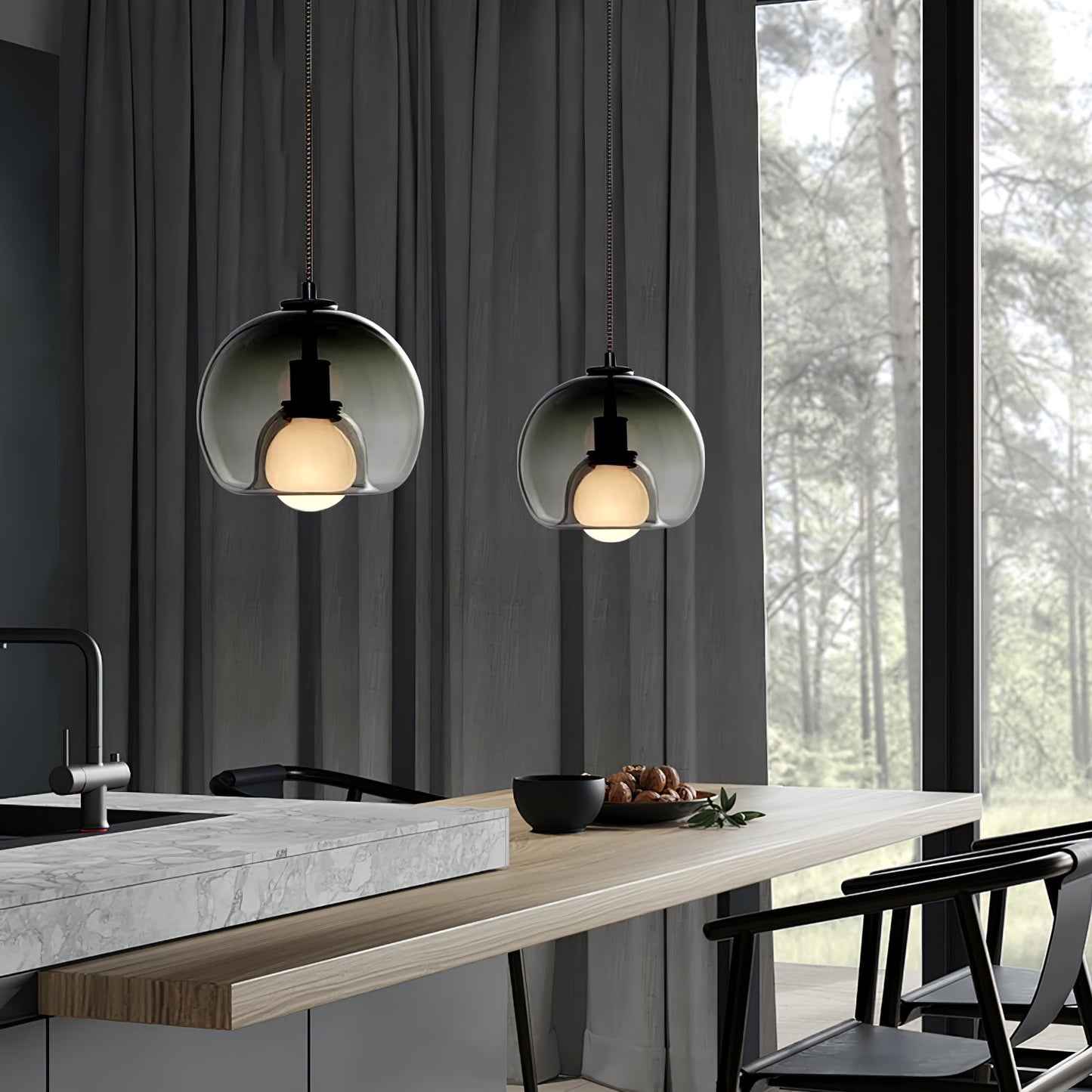Moderne LED Pendelleuchte Minimalistisch Dimmbar