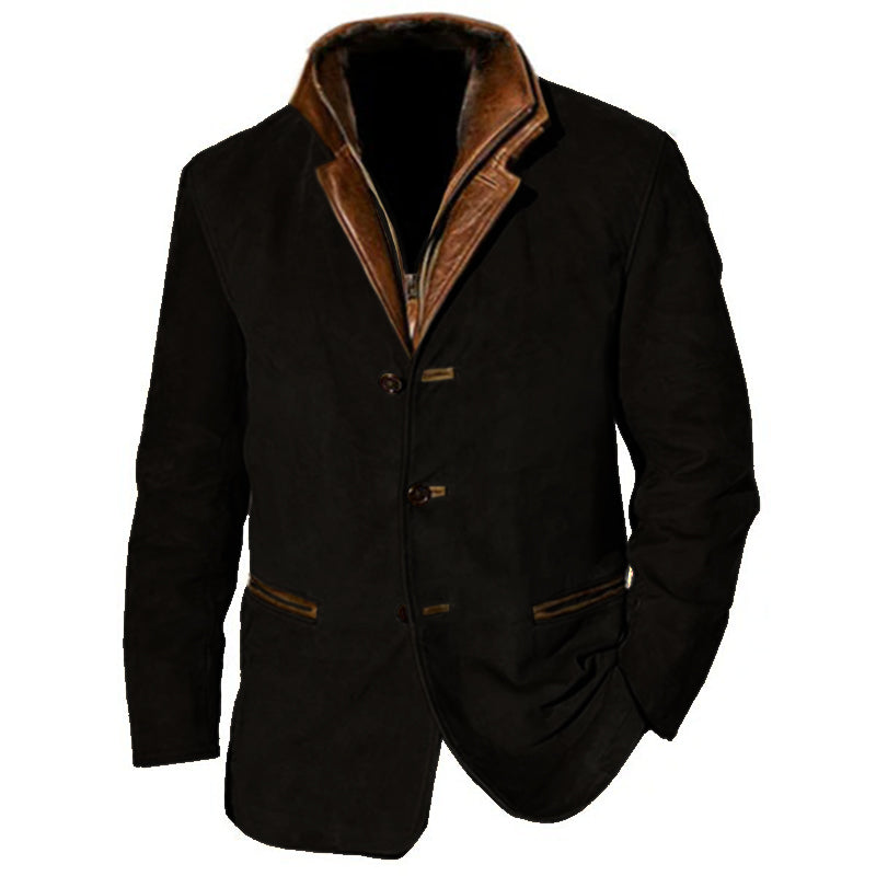 Ledermantel Weich Lederjacke Classic Damen