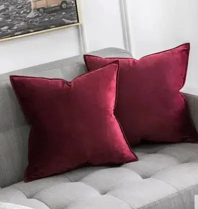 Samt Kissenbezug Luxus Optik Soft