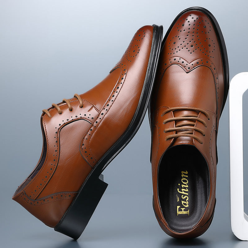 Elegante Herren Leder Schuhe Handgefertigt Luxus