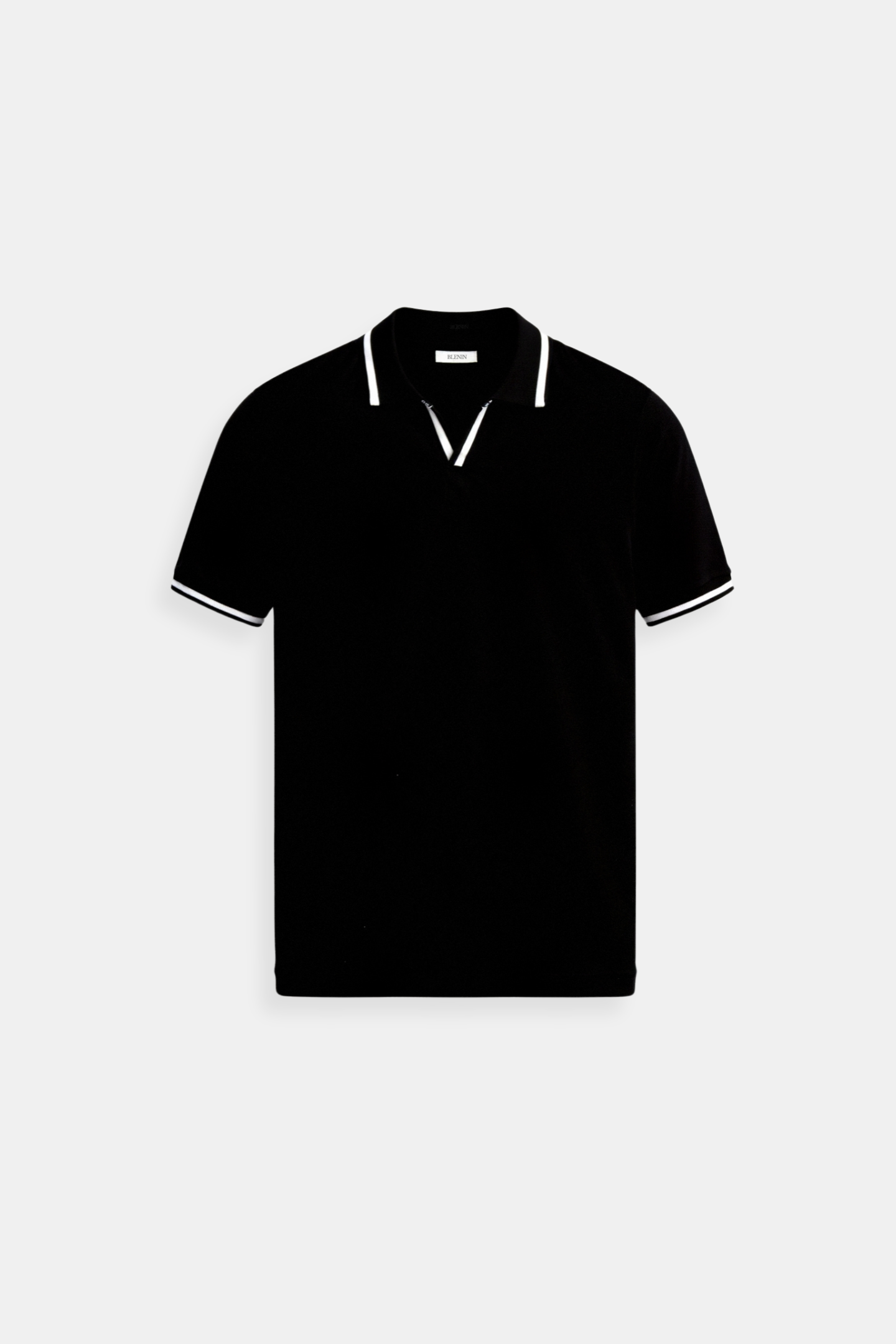 Herren Poloshirt Elegantes Design Kontrastfarben Modern
