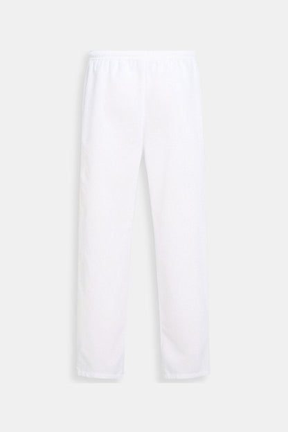Weite Herrenhose Bequem Weiß Minimalistisch