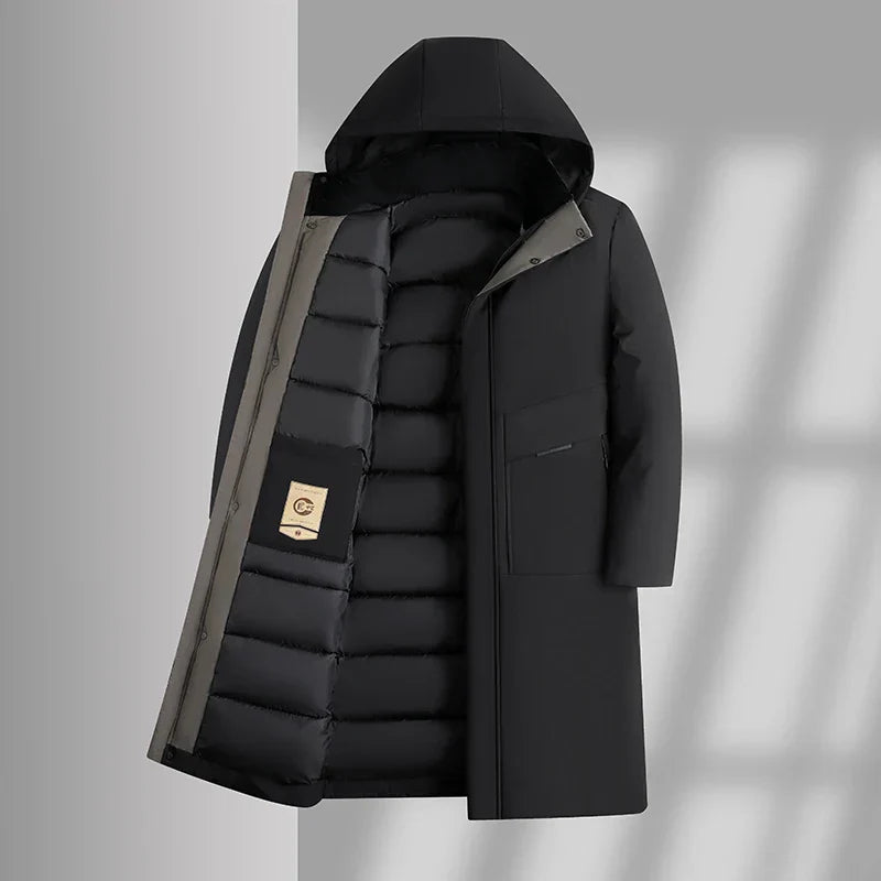 Herren Winterparka Isoliert Wärme Jacke