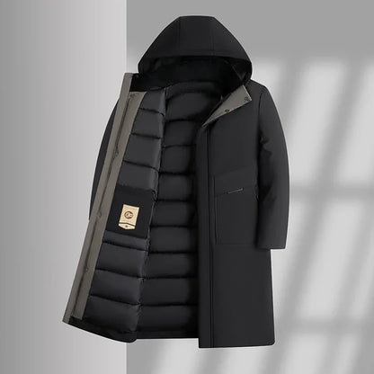 Herren Winterparka Isoliert Wärme Jacke