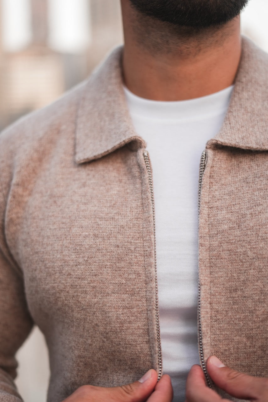 Herren Strickjacke Kaschmir Weich Elegant