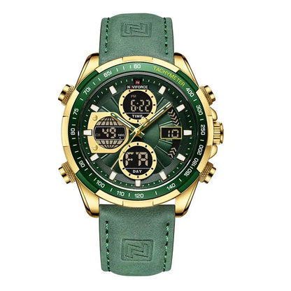 Herren Armbanduhr Edelstahl Marine Chrono