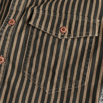 Herren Hemd Utility Style Baumwolle