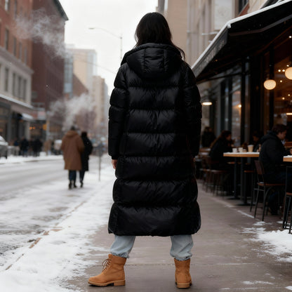 Wasserdichte Winterjacke Damen Thermo Daunen Isolierung