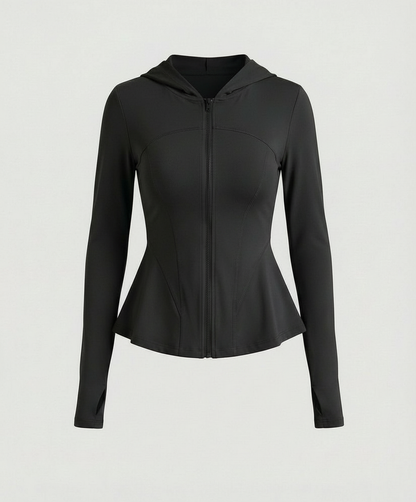 Damen Yoga Jacke Leicht UV-Schutz Slim Fit Kühlend