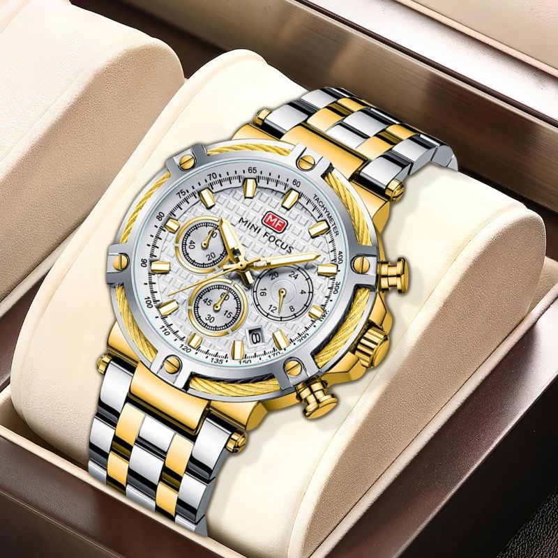 Herren Armbanduhr Maritime Quarzuhr Schwarz