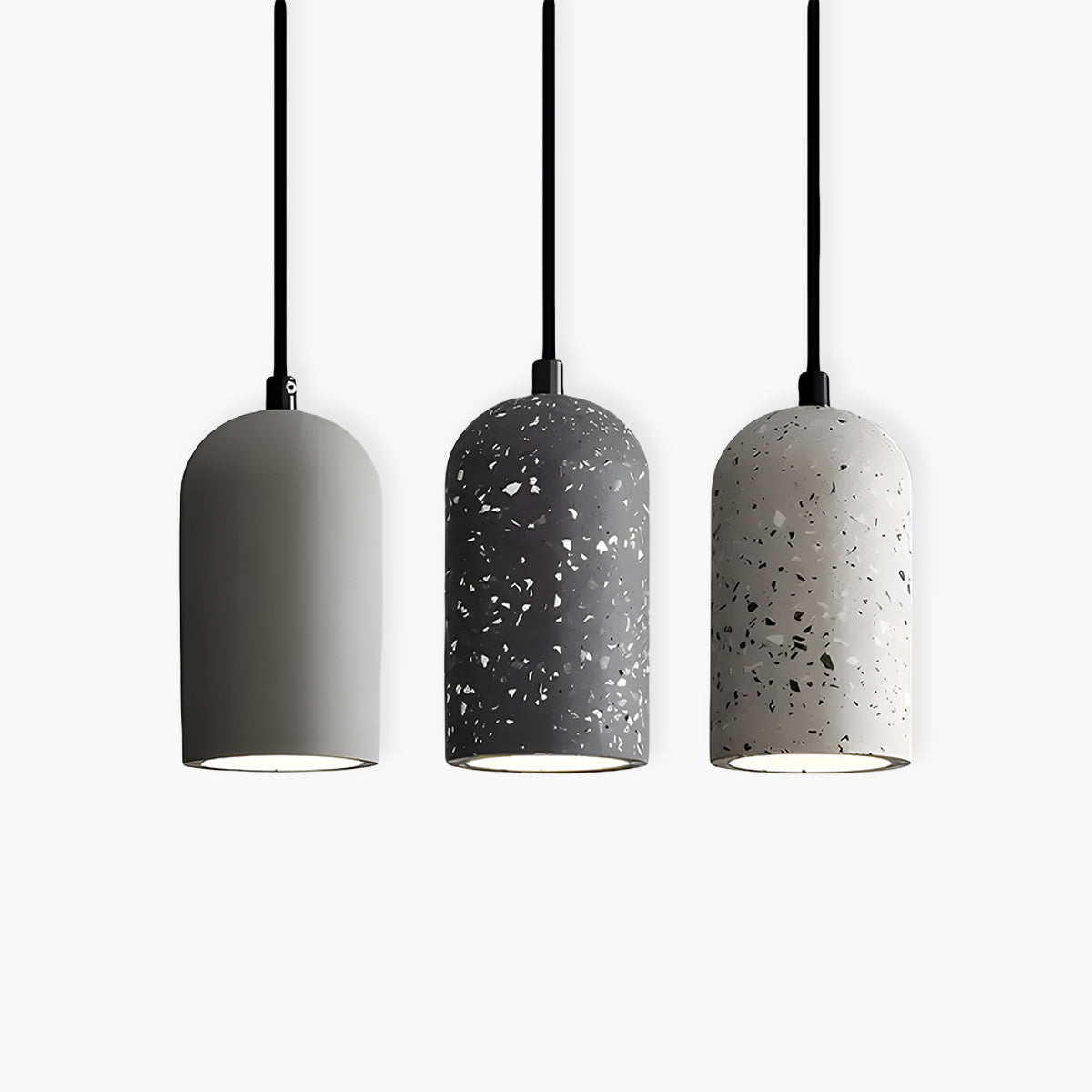 Industrielle Pendelleuchte Beton Modern Lampe Schattenfrei