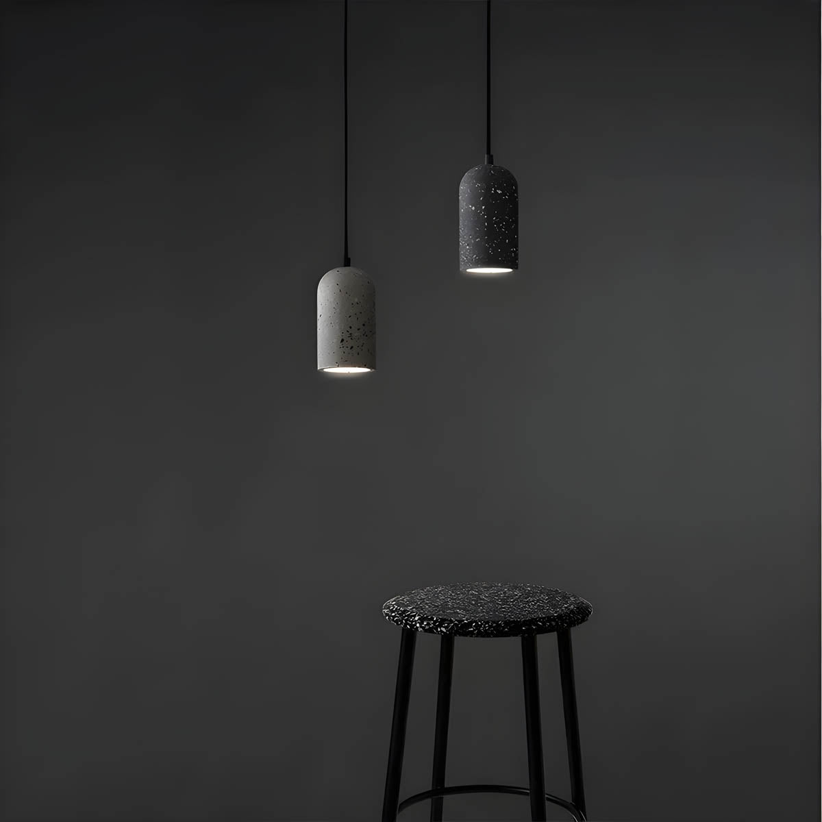 Industrielle Pendelleuchte Beton Modern Lampe Schattenfrei - BerlinGlamour