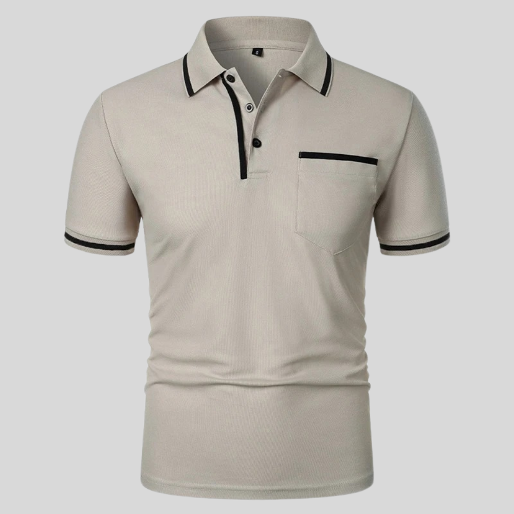 Herren Poloshirt Kurzarm Klassisch Slim Fit - BerlinGlamour