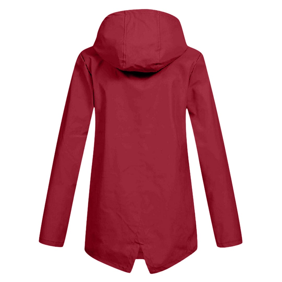 Damen Winterjacke Warm mit Kapuze Reißverschluss