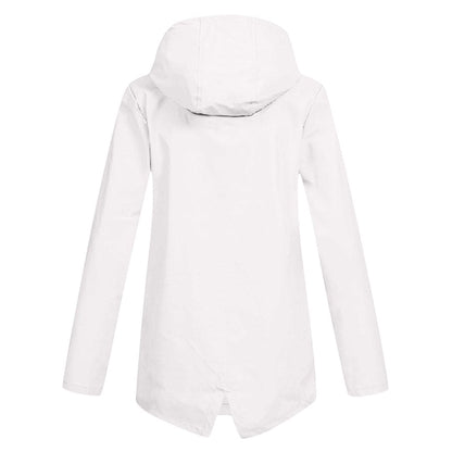 Damen Jacke mit Kapuze Reißverschluss und Taschen