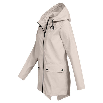 Damen Winterjacke Warm mit Kapuze Reißverschluss - BerlinGlamour