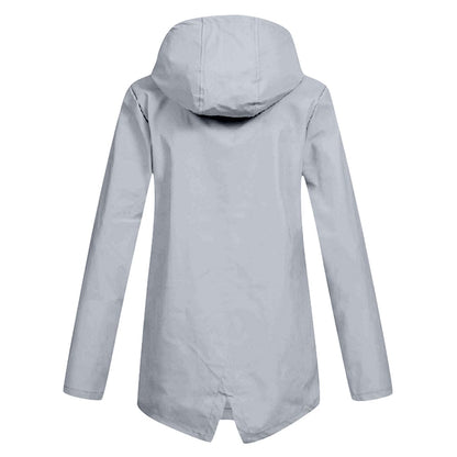 Damen Winterjacke Warm mit Kapuze Reißverschluss