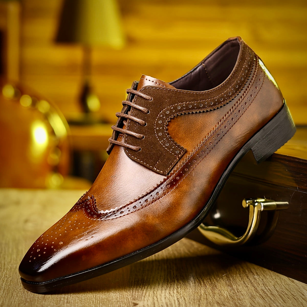 Herren Leder Schuhe Elegantes Business Design - BerlinGlamour