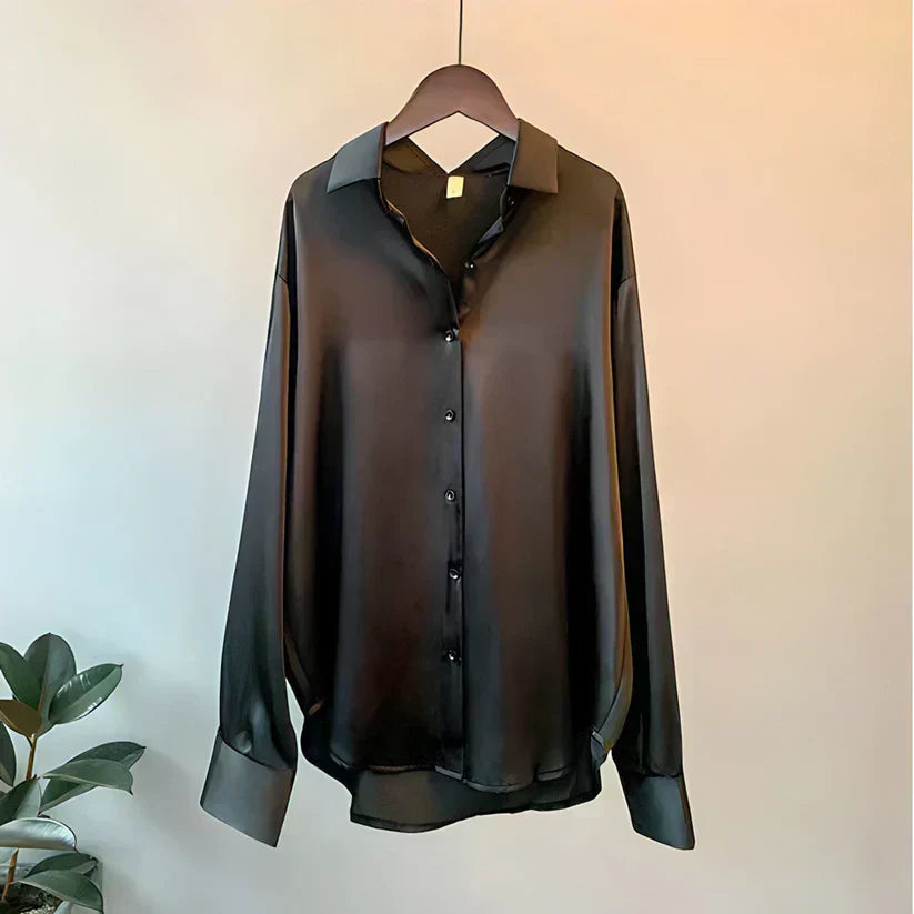 Damen Knopfhemd Bluse Frühjahr Modern