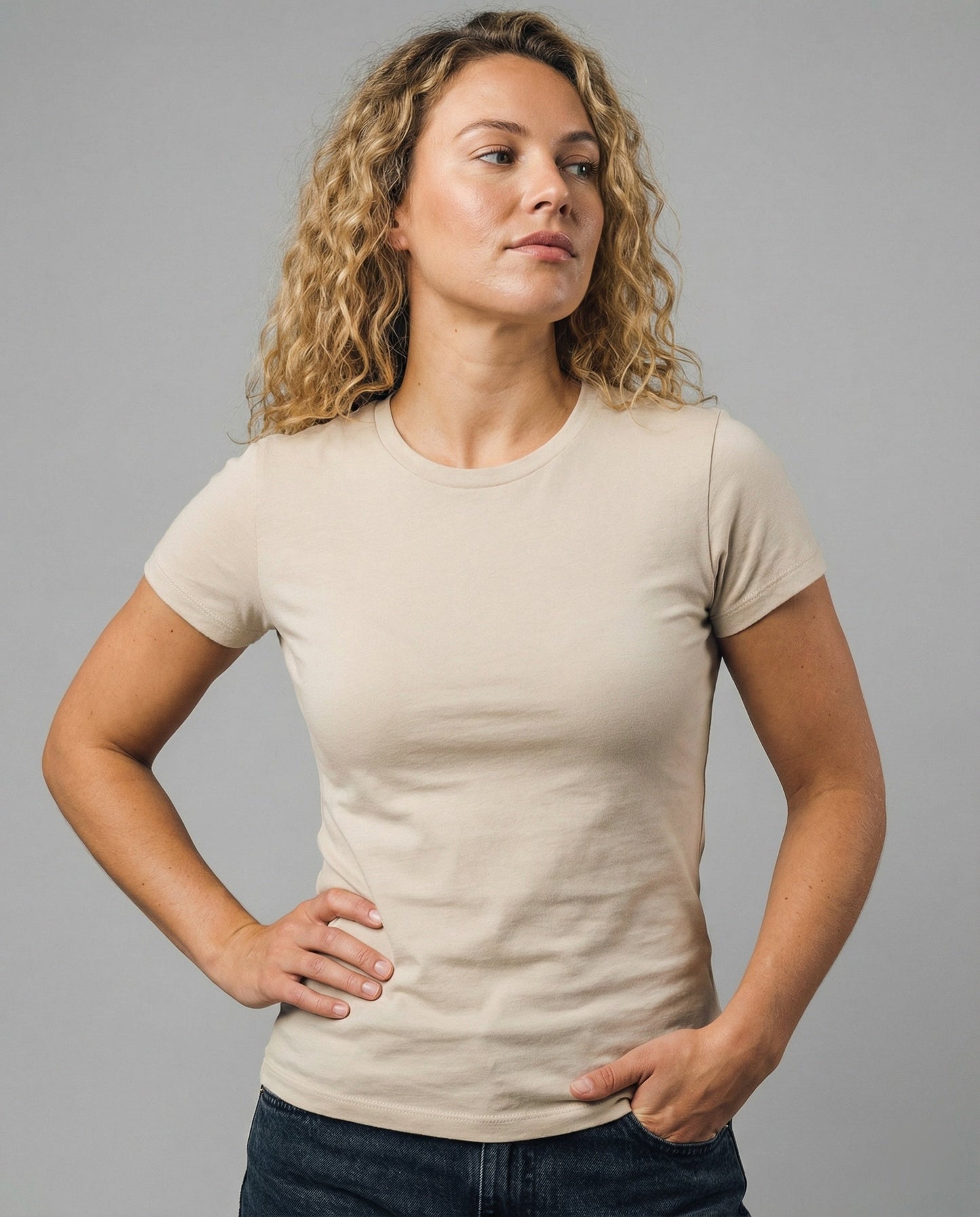 Sommer T-Shirt Damen Kurzarm Figurbetont Koreanischer Stil - BerlinGlamour