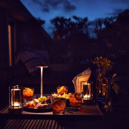 Luxus Tischlampe Wiederaufladbar Drahtlos Elegante Beleuchtung