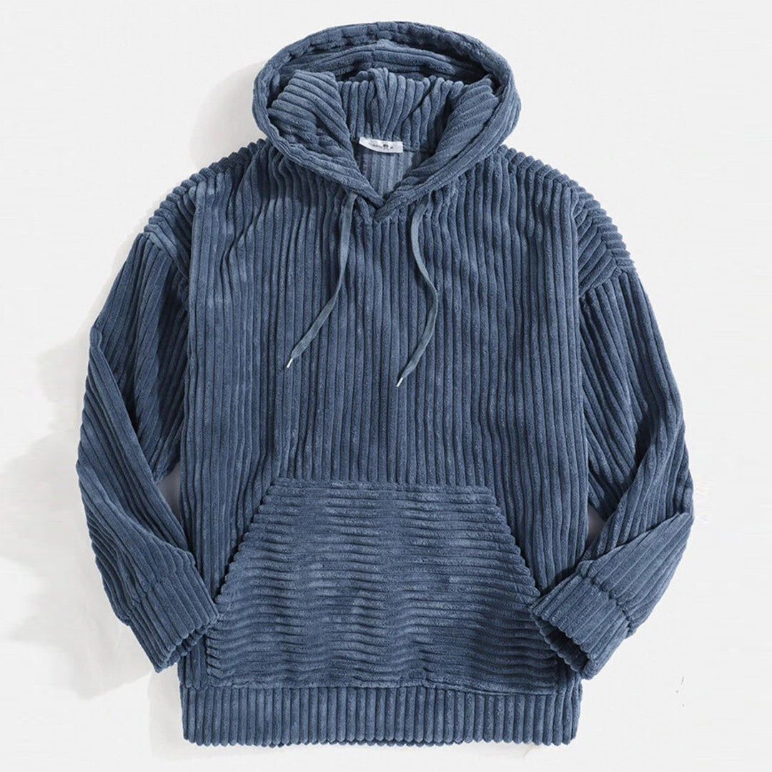 Warme Fleece-Hoodie Herren mit Kängurutasche - BerlinGlamour