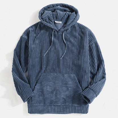 Warme Fleece-Hoodie Herren mit Kängurutasche - BerlinGlamour