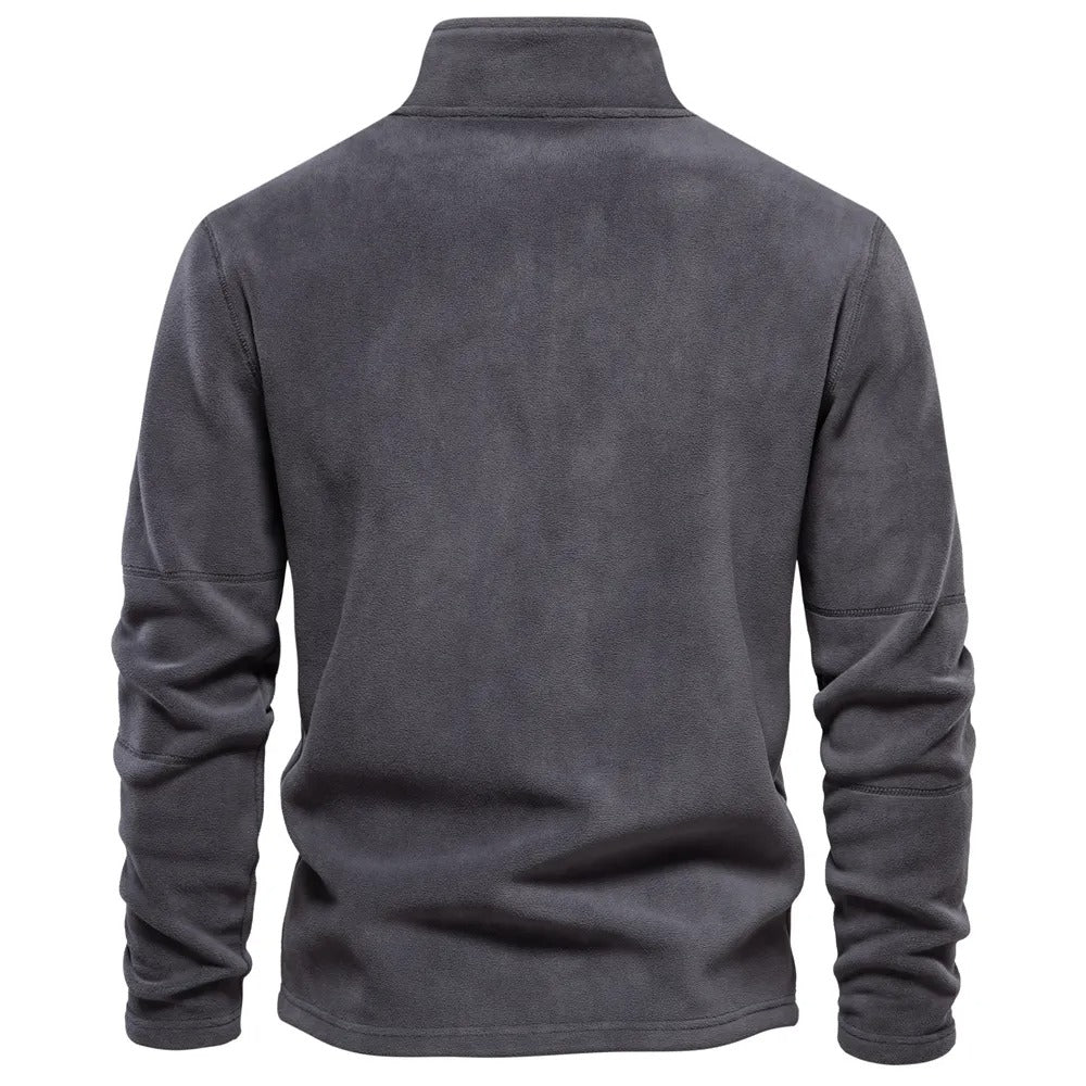 Fleece-Pullover | Half-Zip | Warm | Quarter-Zip-Fleece | Herren-Fleece-Chaps Herrenmode