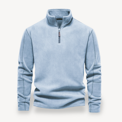 Fleece-Pullover mit Viertelreißverschluss für Herren | Loravelle 7