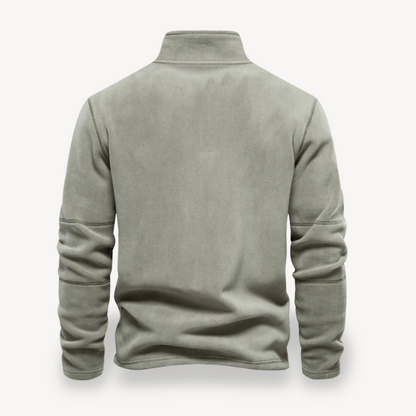 Fleece-Pullover mit Viertelreißverschluss für Herren | Loravelle 8