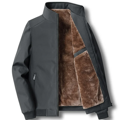 Herren Winterjacke Fleece Warm Winddicht Mit Reißverschluss - BerlinGlamour