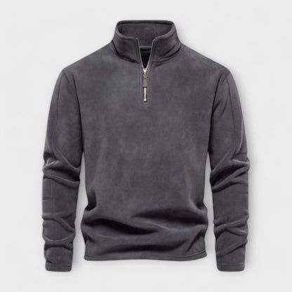 Fleece Langarm Pullover für Herren 1