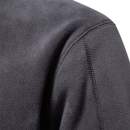 Fleece Langarm Pullover für Herren 3