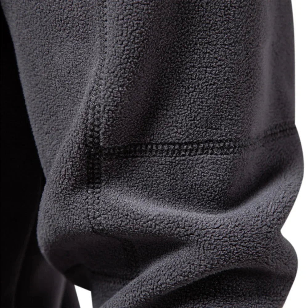Fleece Langarm Pullover für Herren 8