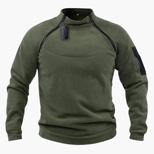 Fleece Pullover mit Reißverschluss für Herren 0