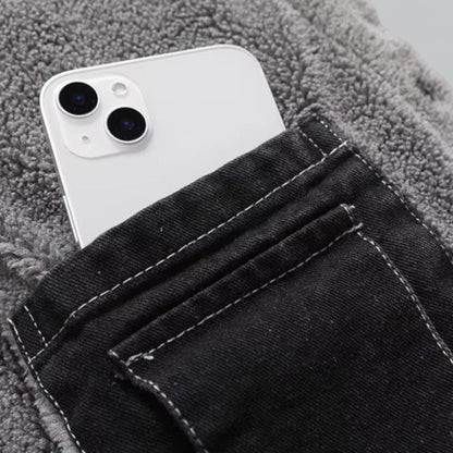 Fleecegefütterte Jeansjacke für Herren 2