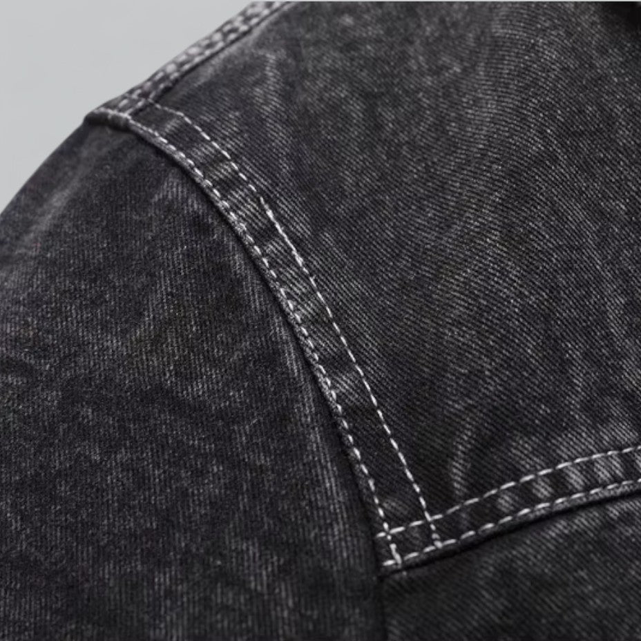 Fleecegefütterte Jeansjacke für Herren 3